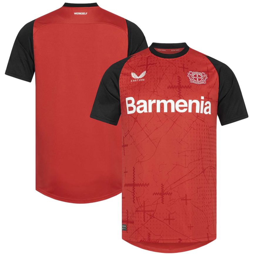 Bayer Leverkusen 24 25 Home/ Away/ Third Kit