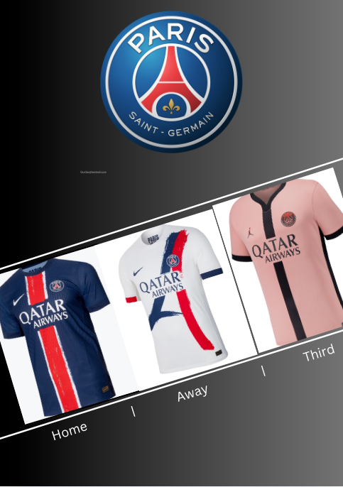PSG 24 25 Home/ Away/ Third