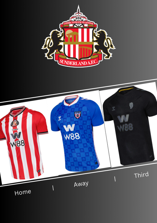 Sunderland 25 26 Home/ Away/ Third