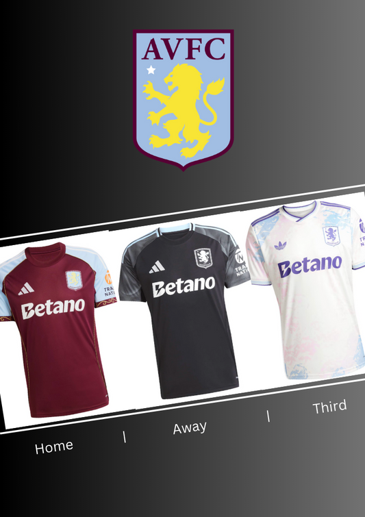 Aston Villa 25 26 Home/ Away/ Third