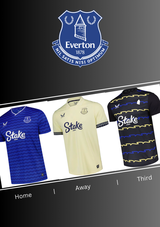 Everton 25 26 Home/ Away/ Third
