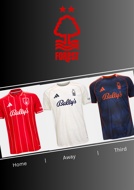 Nottingham Forest 25 26 Home/ Away/ Third