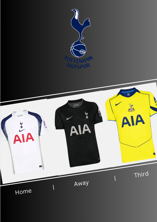 Tottenham Hotspur 25 26 Home/ Away/ Third