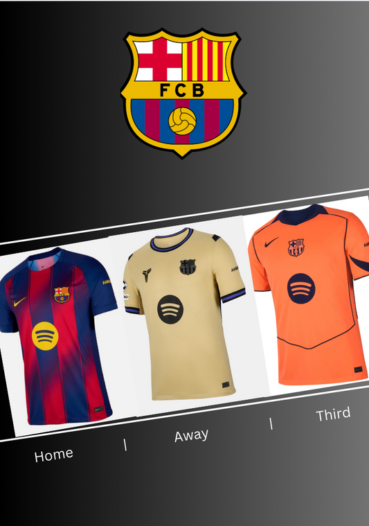 Barcelona 25 26 Home/ Away/ Third