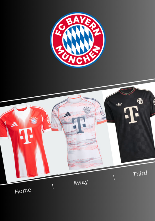 Bayern Munich 25 26 Home/ Away/ Third