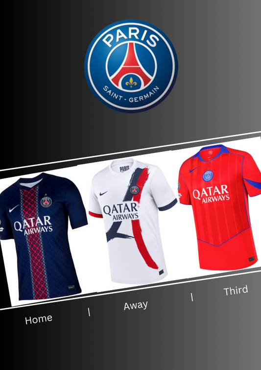 PSG 25 26 Home/ Away/ Third